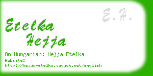 etelka hejja business card